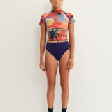 Drifter 2.0 Reversible Swim Bottoms - Vacay