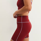 Bike Shorts- Merlot