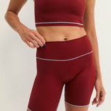 Bike Shorts- Merlot