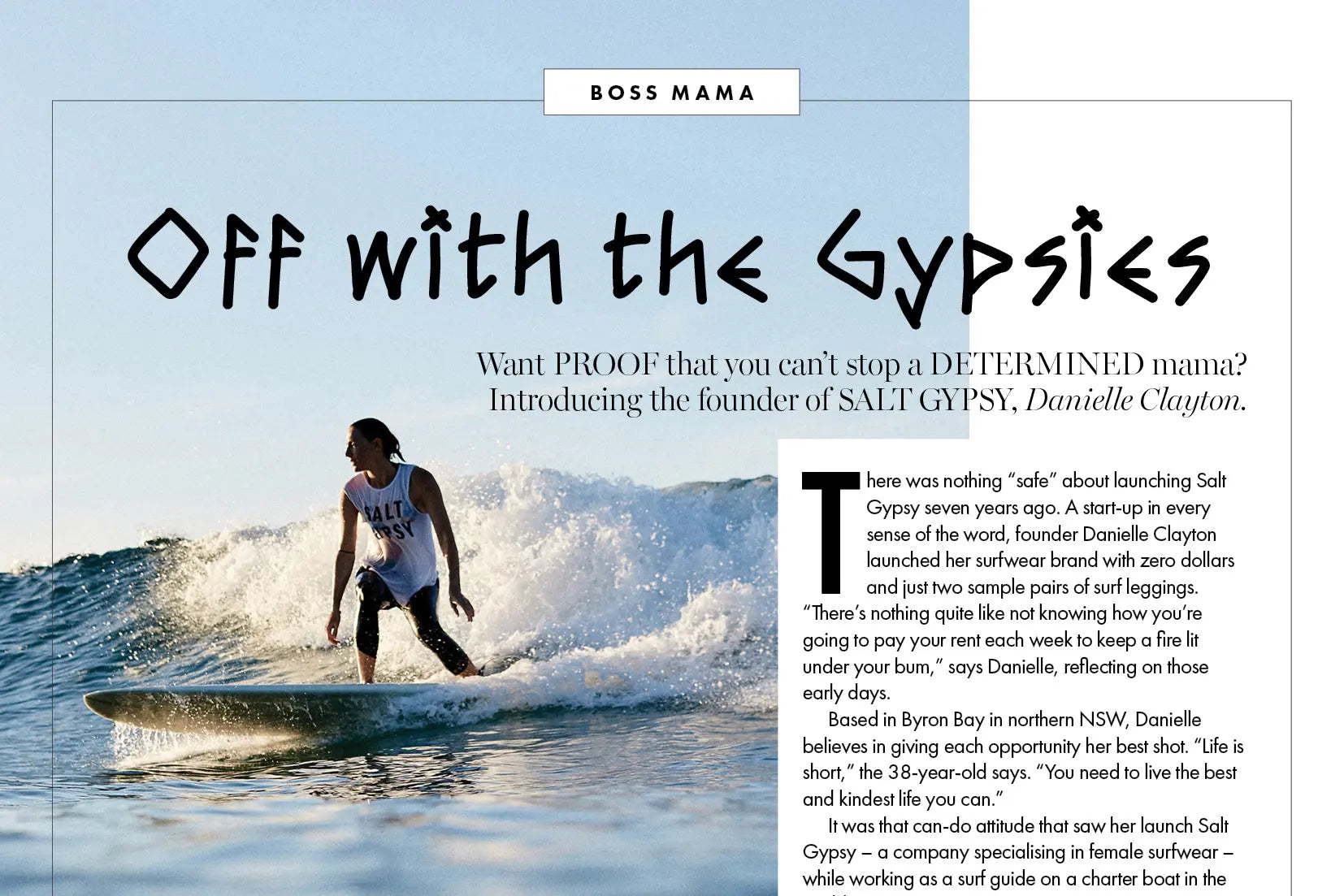 SALT GYPSY FEATURED IN MAMA DISRUPT MAGAZINE Salt Gypsy