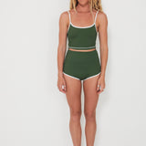 Tankini Surf Top - Forest Green
