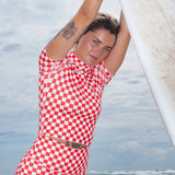 Low Rider Rashguard - Chilli Checkers
