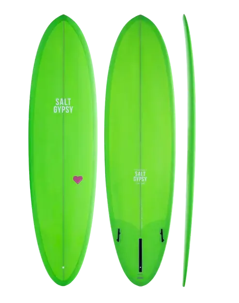 Cynthia Rowley x Salt Gypsy Mid Tide PU Surfboard | Polyurethane