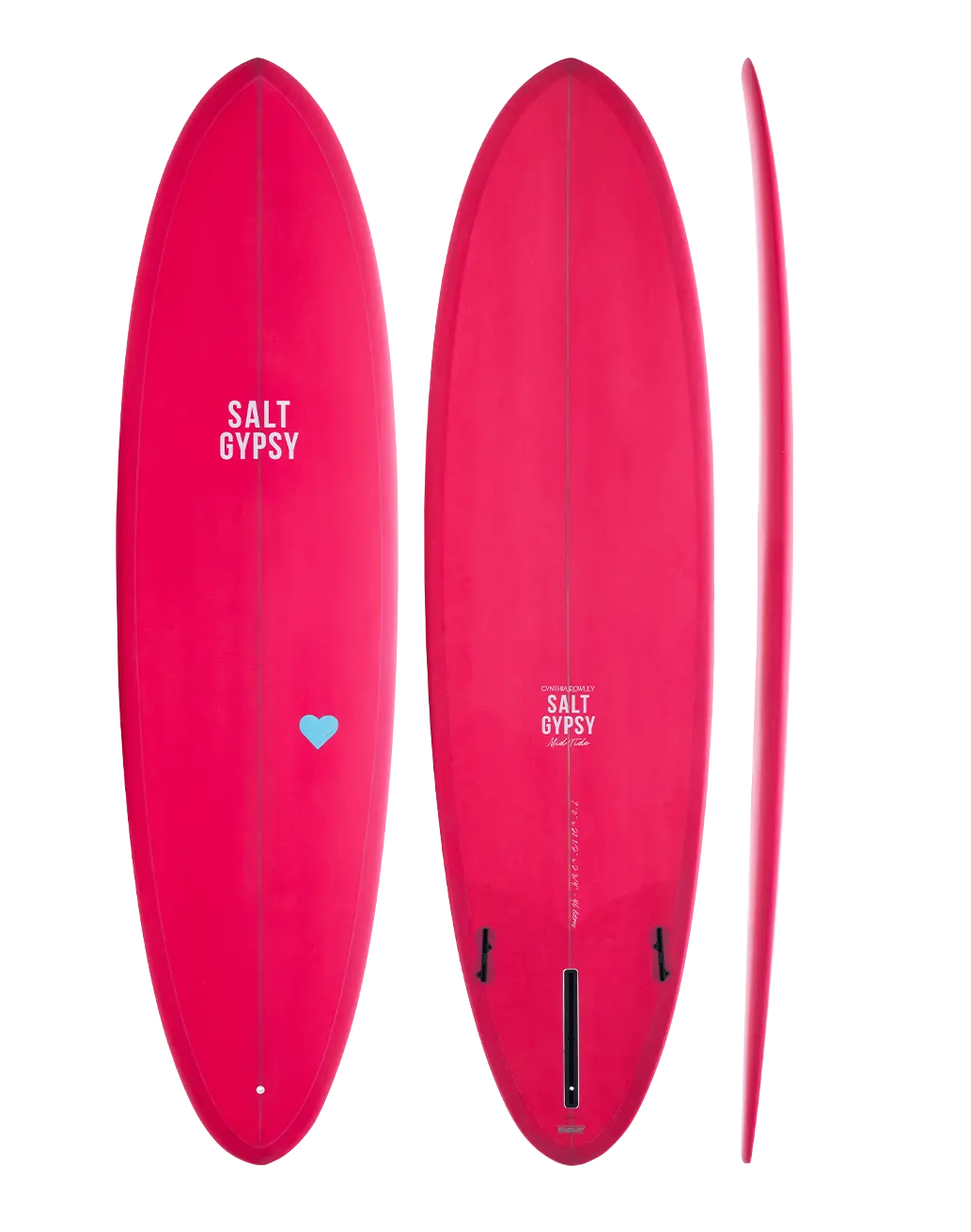 Cynthia Rowley x Salt Gypsy Mid Tide PU Surfboard | Polyurethane