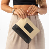 ALOHA Collection - Small Pouch Dipped Black/Dune